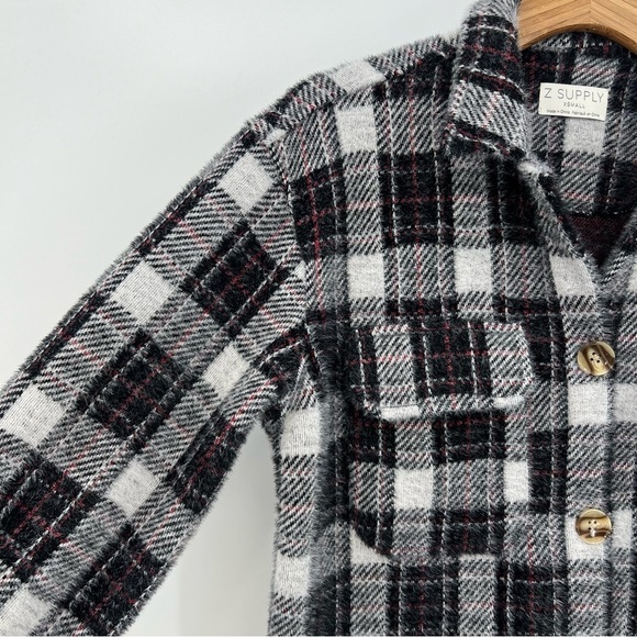 Z Supply Plaid Tucker Jacket Shacket Size XS XSmall - Picture 9 of 12